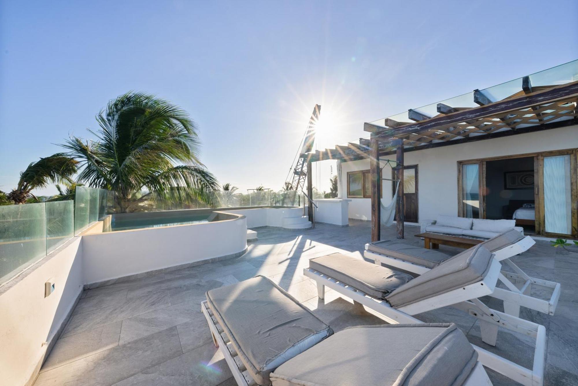 Playa Canek Beachfront Eco Hotel Тулум Экстерьер фото